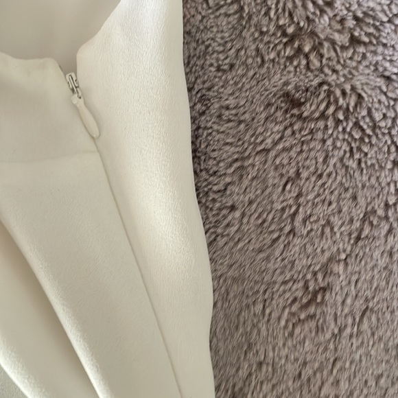 CeCe, NEW Condition, Navy Ruffle Color Block, Tie Neck - Picture 5 of 9